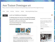 Tablet Screenshot of anntrainordomingueblog.com